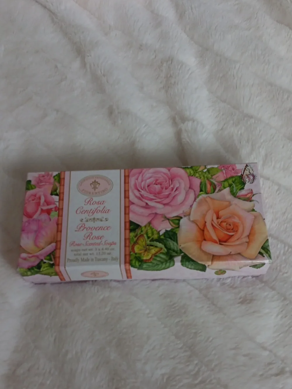 Soap Rosa Centifolia Provence Rose Soap Bar Sealed